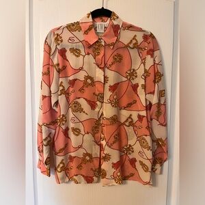 Vintage 100% Silk Blouse
